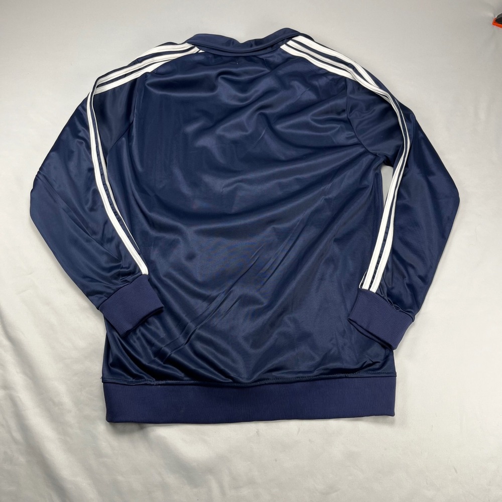 Heads Threads & Heavy Treads Mens XL Navy Blue White Stripe Zip Track Jacket NEW